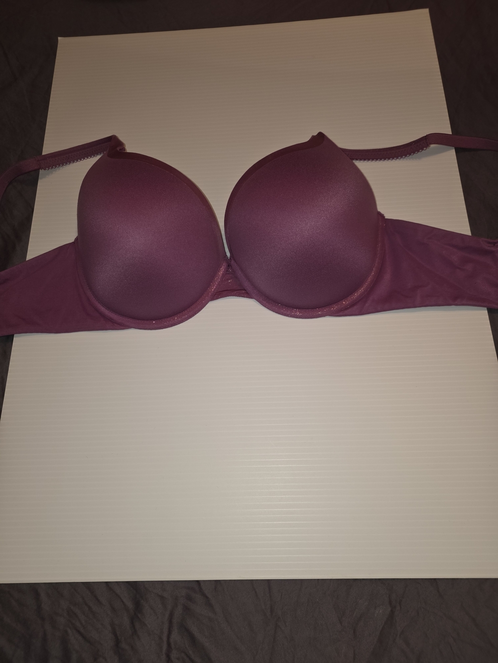 Victoria's Secret Plum Push-Up T-Shirt Bra Size 36D